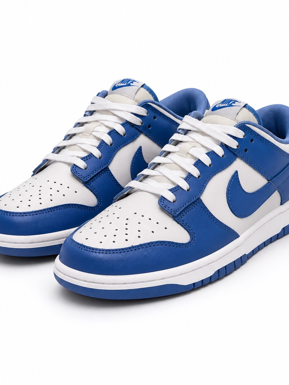 Nike Men’s Low Top Sneakers — Blue and White